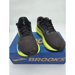 Brooks Glycerin 21 - Baskets de course - Noir et jeune - Taille 46