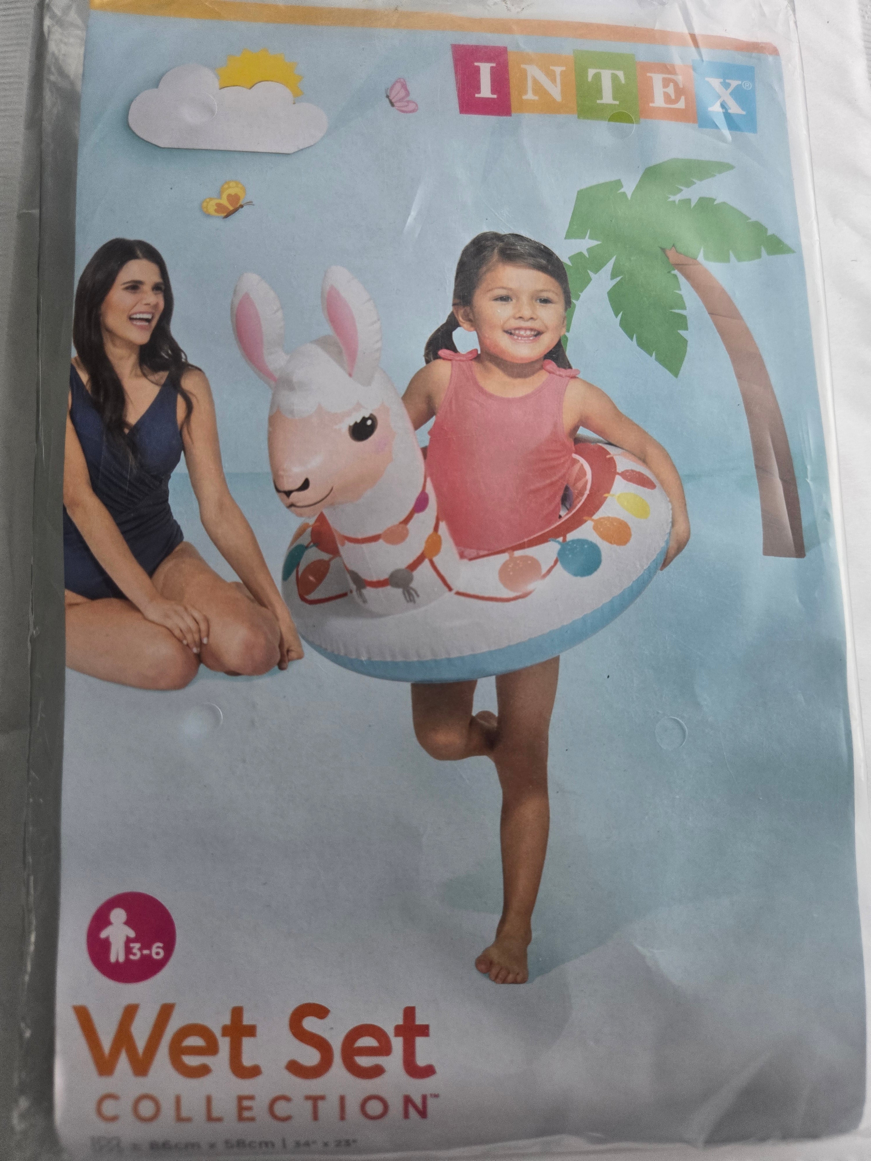 Bouée Lama Intex gonflable
