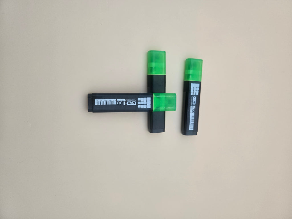 Surligneur GO-fluo Vert – Trait Large & Encre Fluorescente