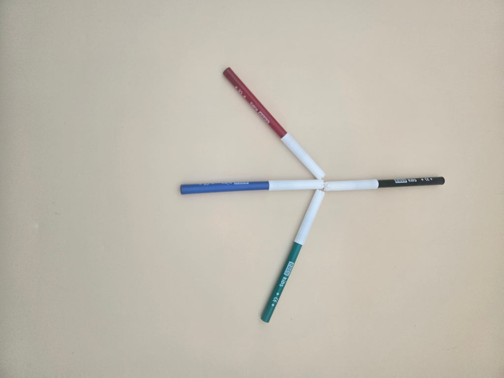 Lot de 4 Feutres Easy Kids – Rouge, Bleu, Vert, Noir