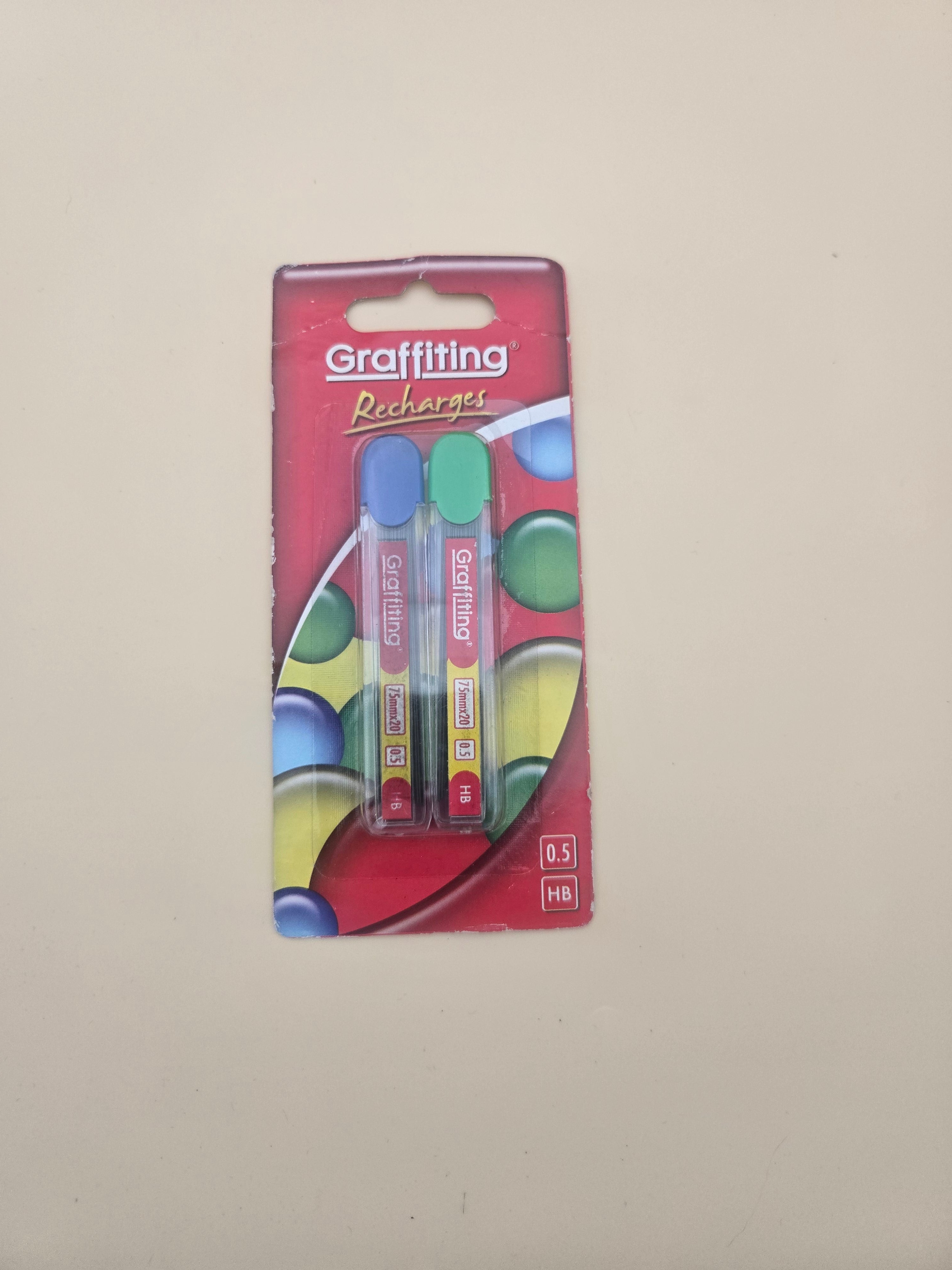 Lot de 2 Recharges Mines 0,5 mm – Graffiting