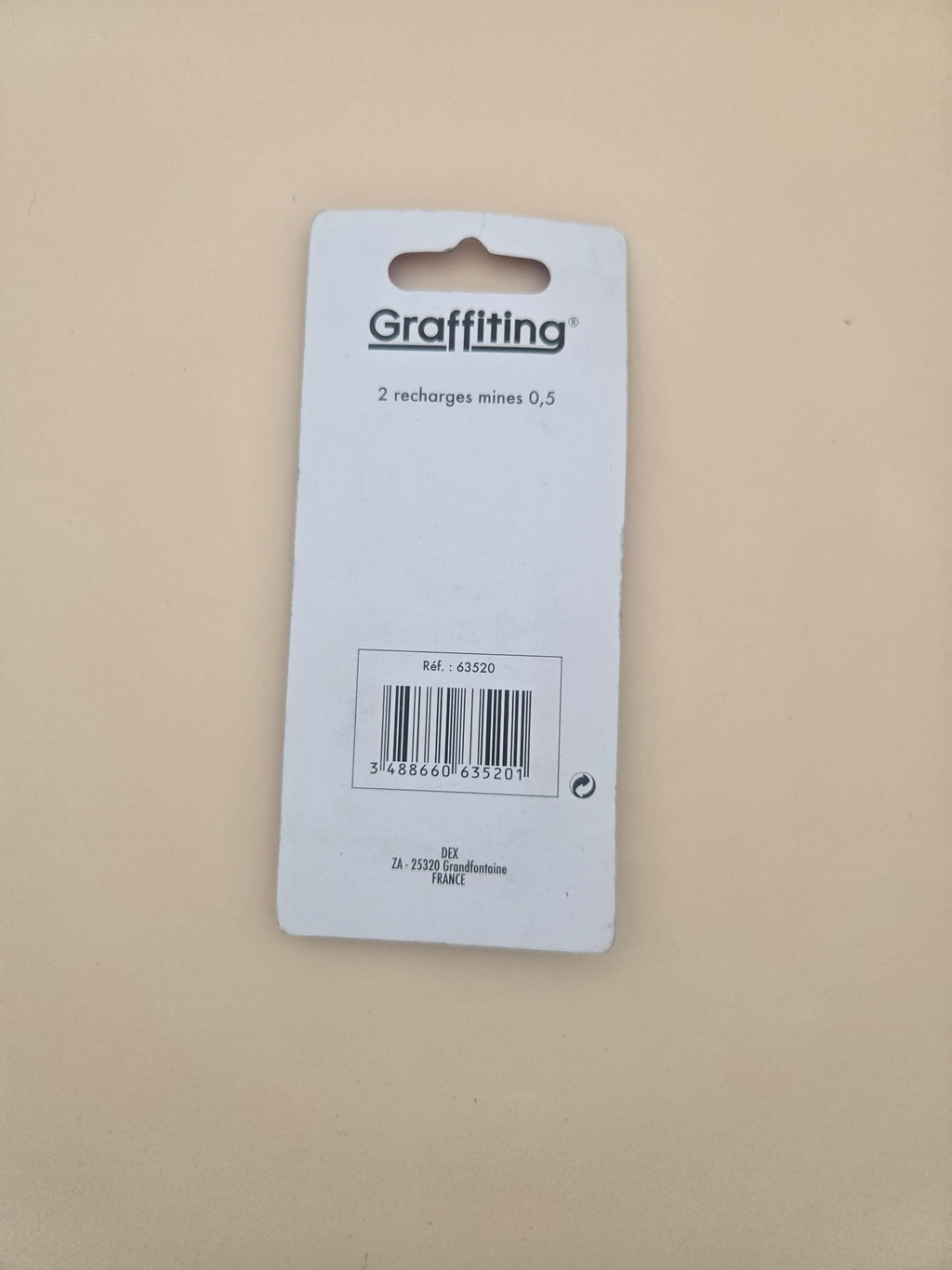 Lot de 2 Recharges Mines 0,5 mm – Graffiting
