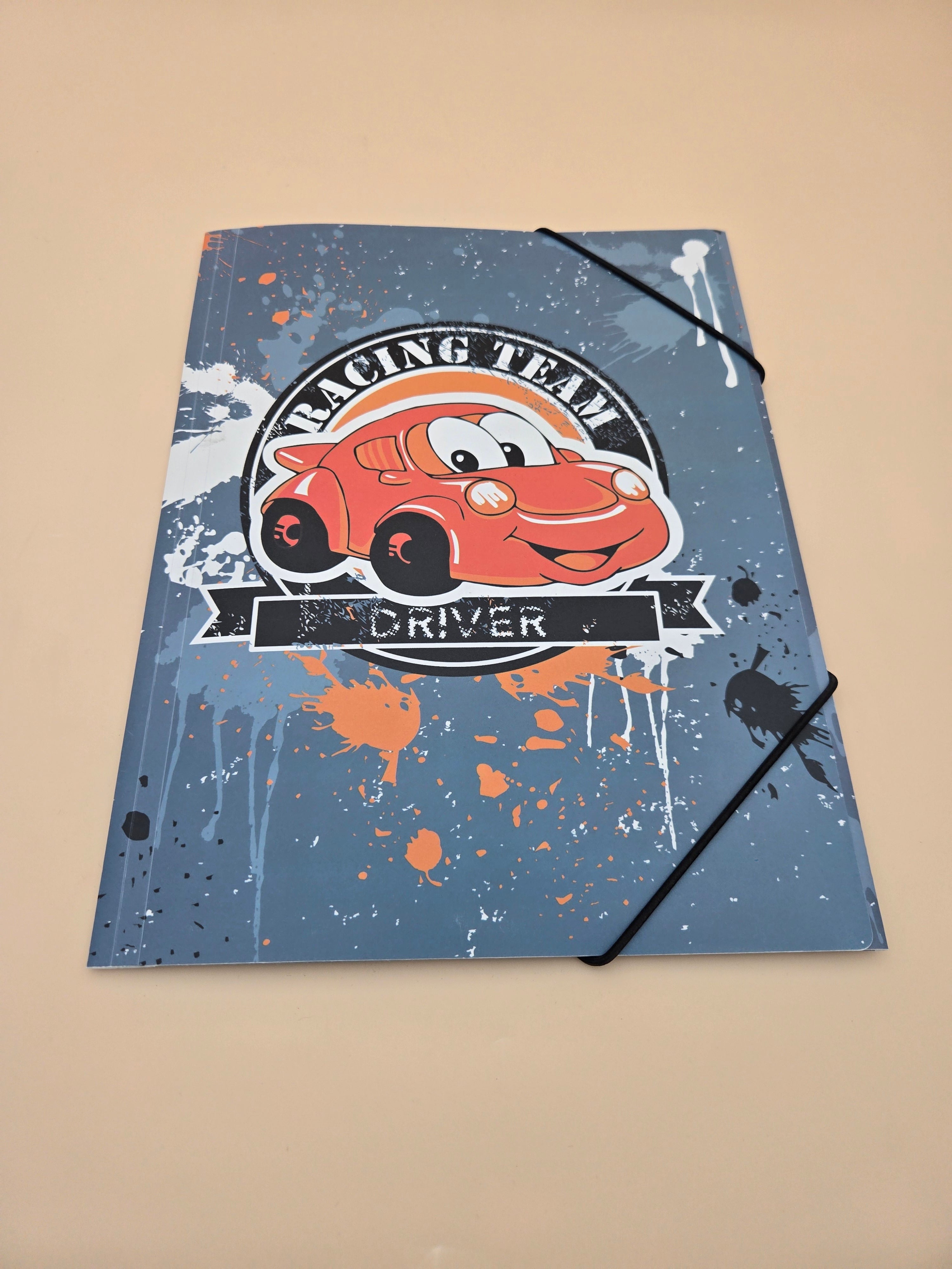 Chemise À Élastique HERMA A4 – Motif Racing Voiture Cartoon, Garçon