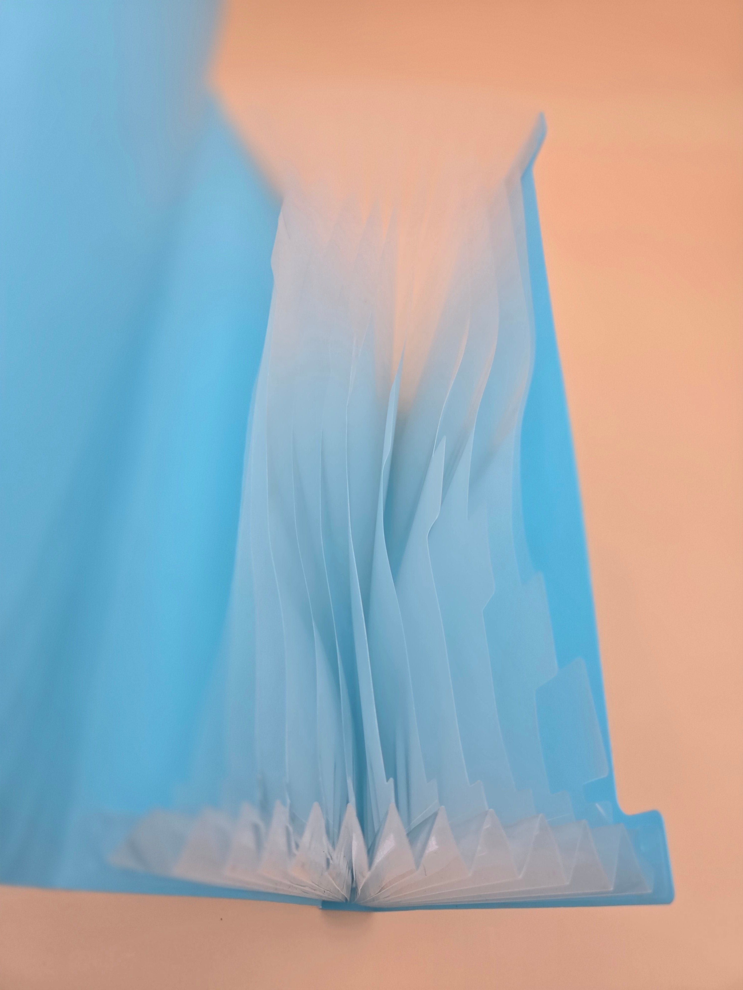 Chemise À Élastique A4 – Bleu Ciel, Fermeture 3 Élastiques