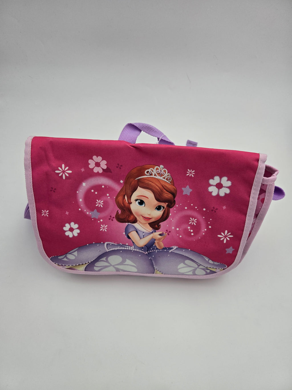 Cartable Sac à Bandoulière Princesse Fille – Rose & Violet