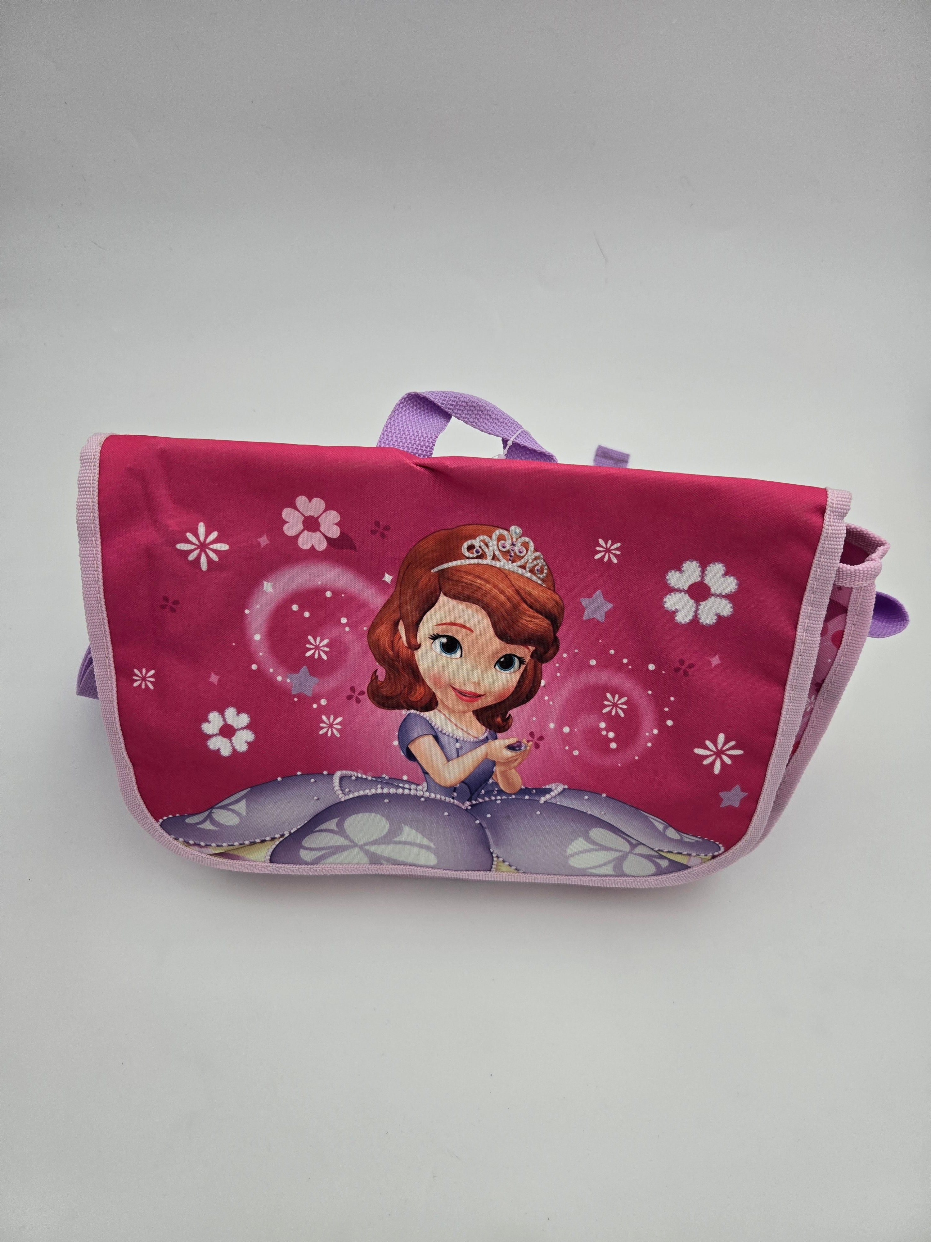 Cartable Sac à Bandoulière Princesse Fille – Rose & Violet