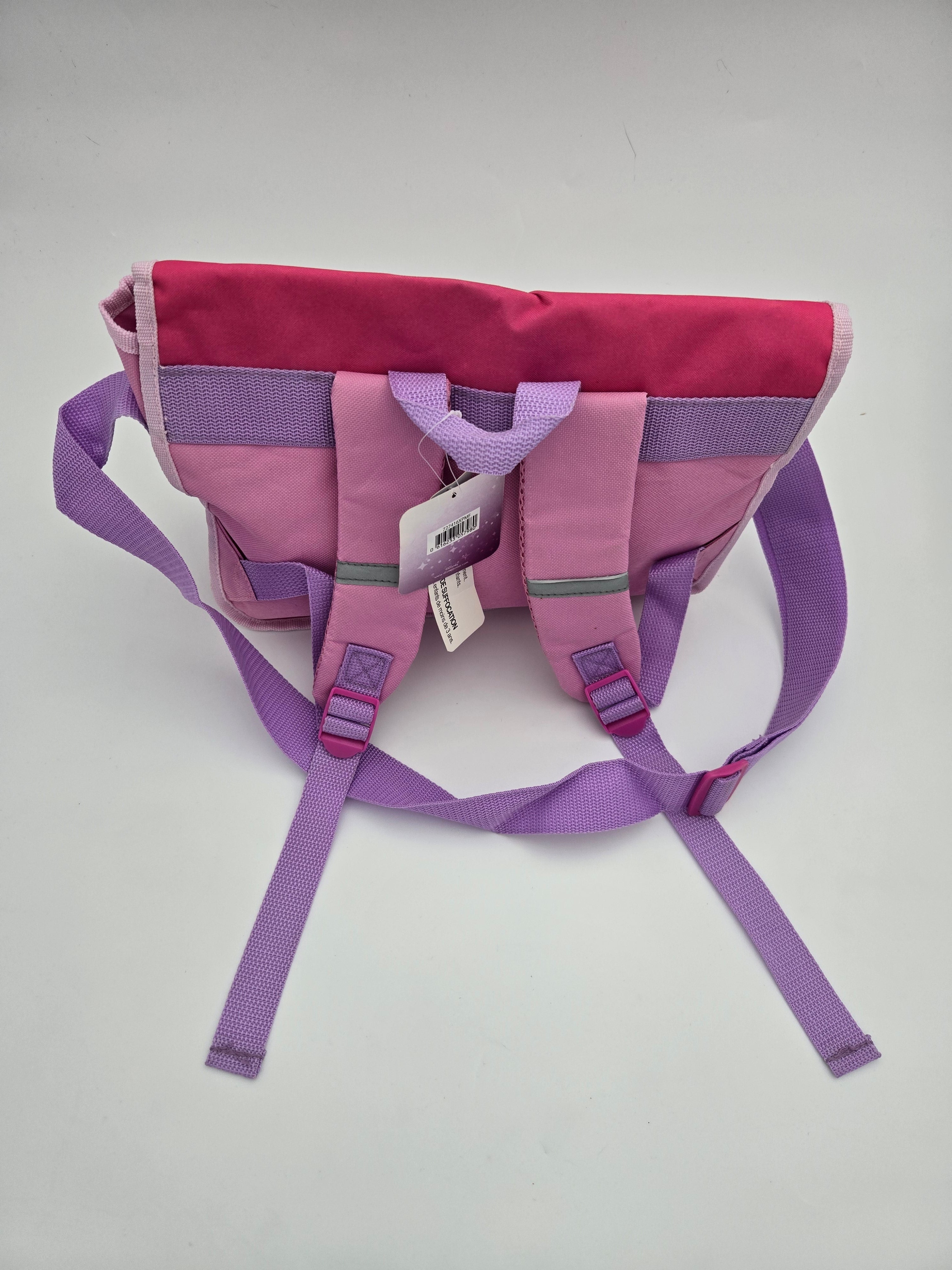 Cartable Sac à Bandoulière Princesse Fille – Rose & Violet