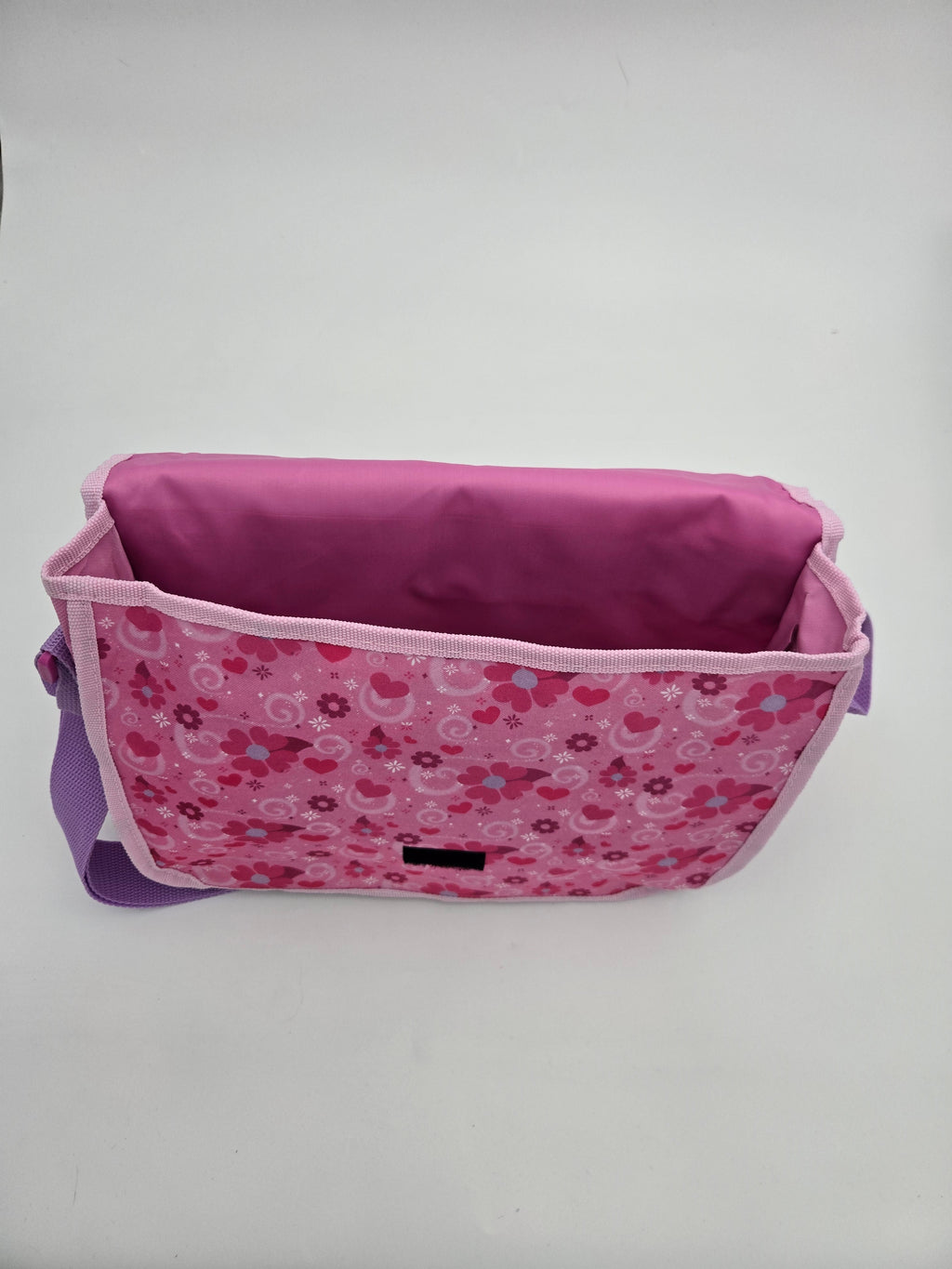 Cartable Sac à Bandoulière Princesse Fille – Rose & Violet