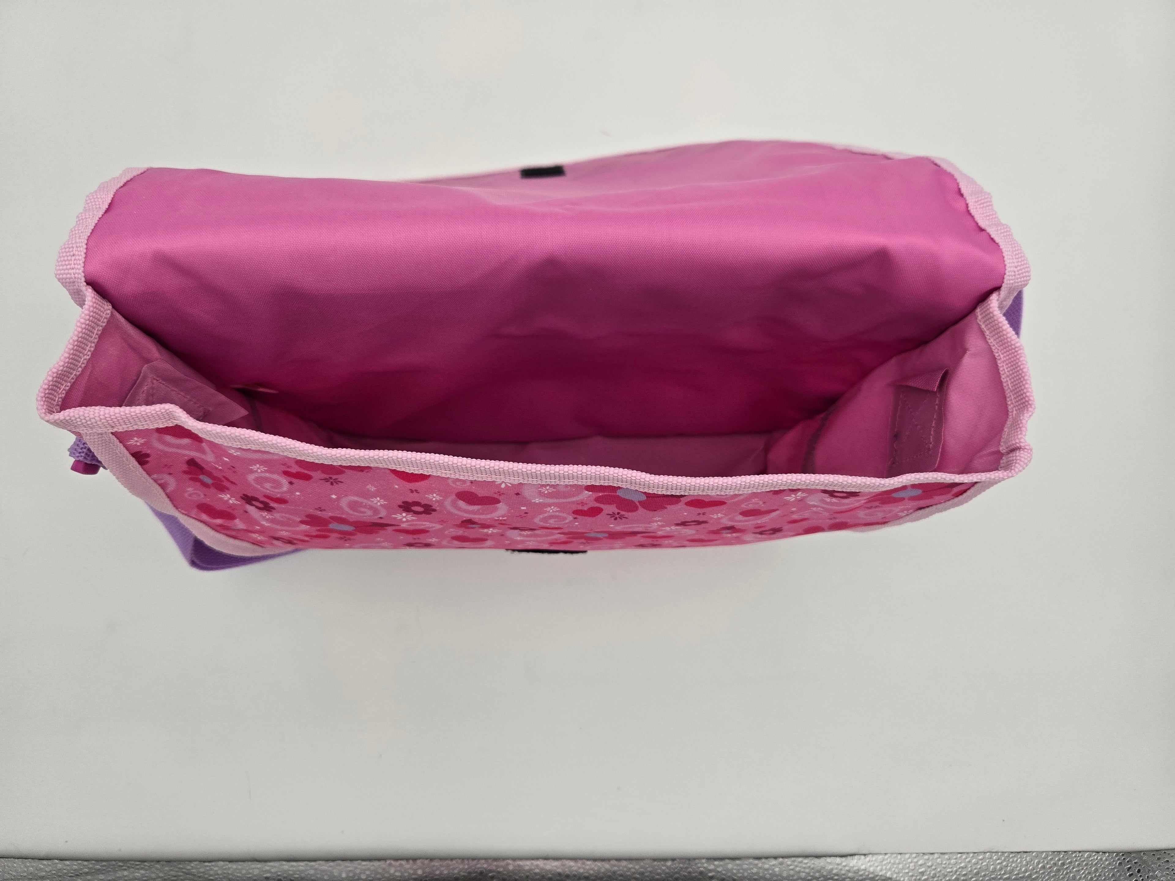 Cartable Sac à Bandoulière Princesse Fille – Rose & Violet