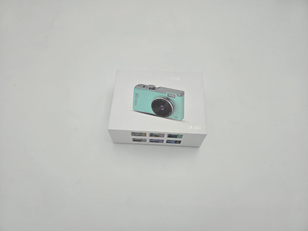 Appareil photo numérique compact à écran rabattable 180° - Vert, 32 Go