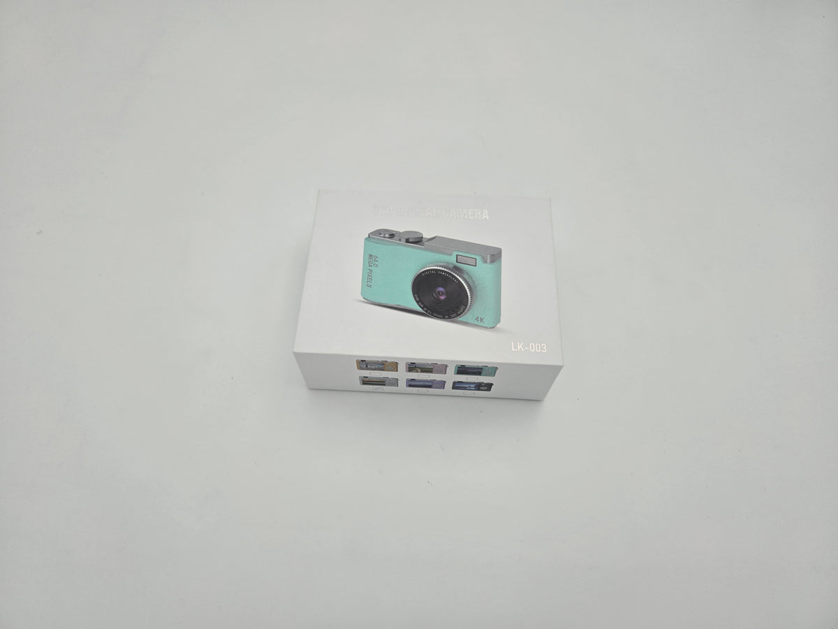 Appareil photo numérique compact à écran rabattable 180° - Vert, 32 Go