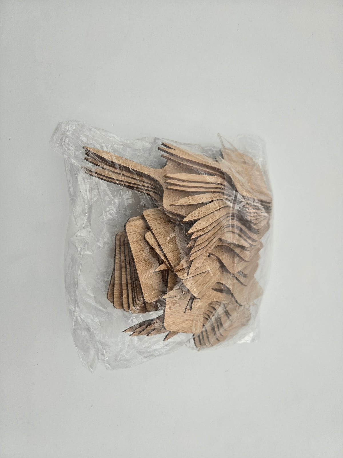 Lot de 50 étiquettes de jardin en bambou forme T - YUENPUN