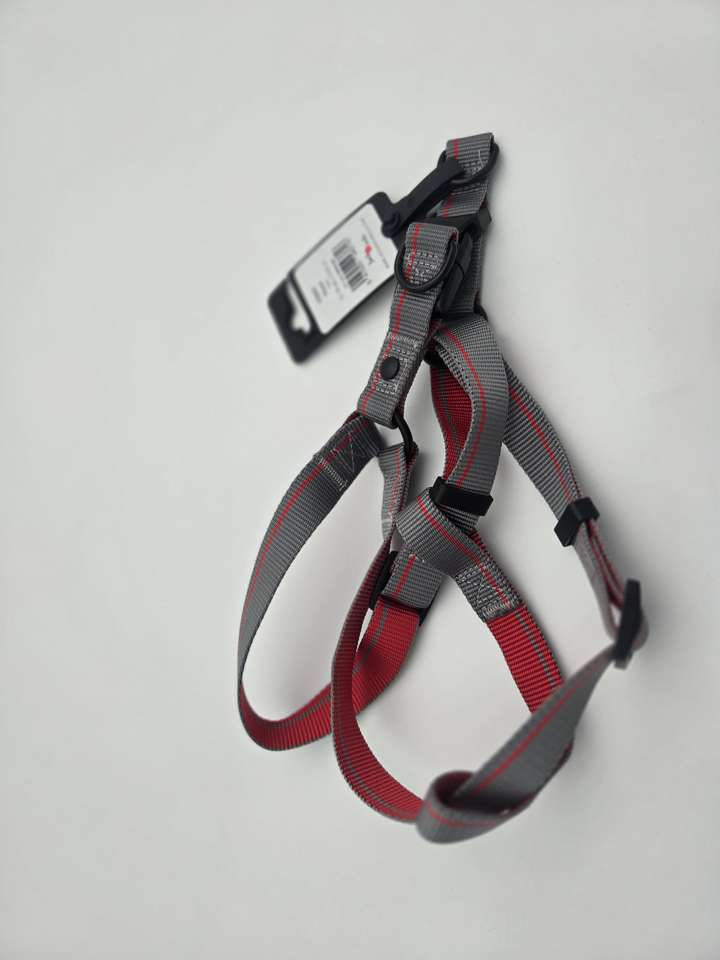 Harnais pour chien Stripe gris taille L - Jack and Vanilla