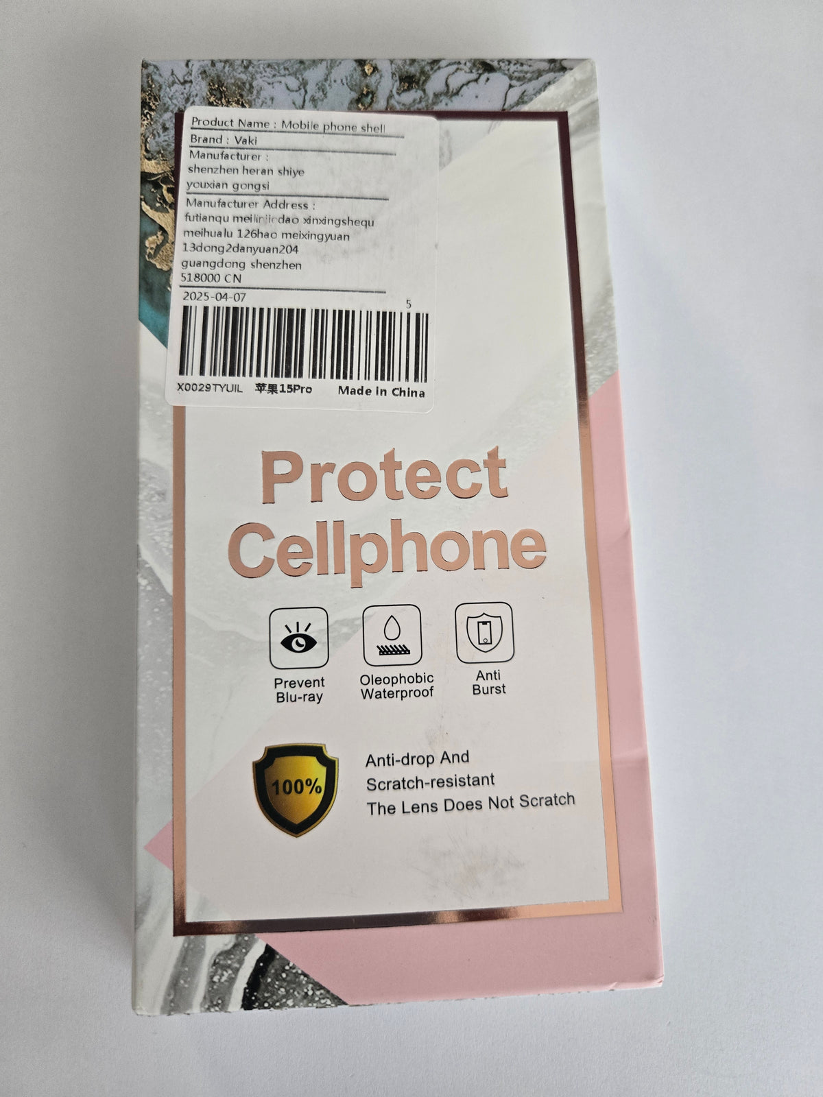 Coque de protection pour iPhone 15 Pro