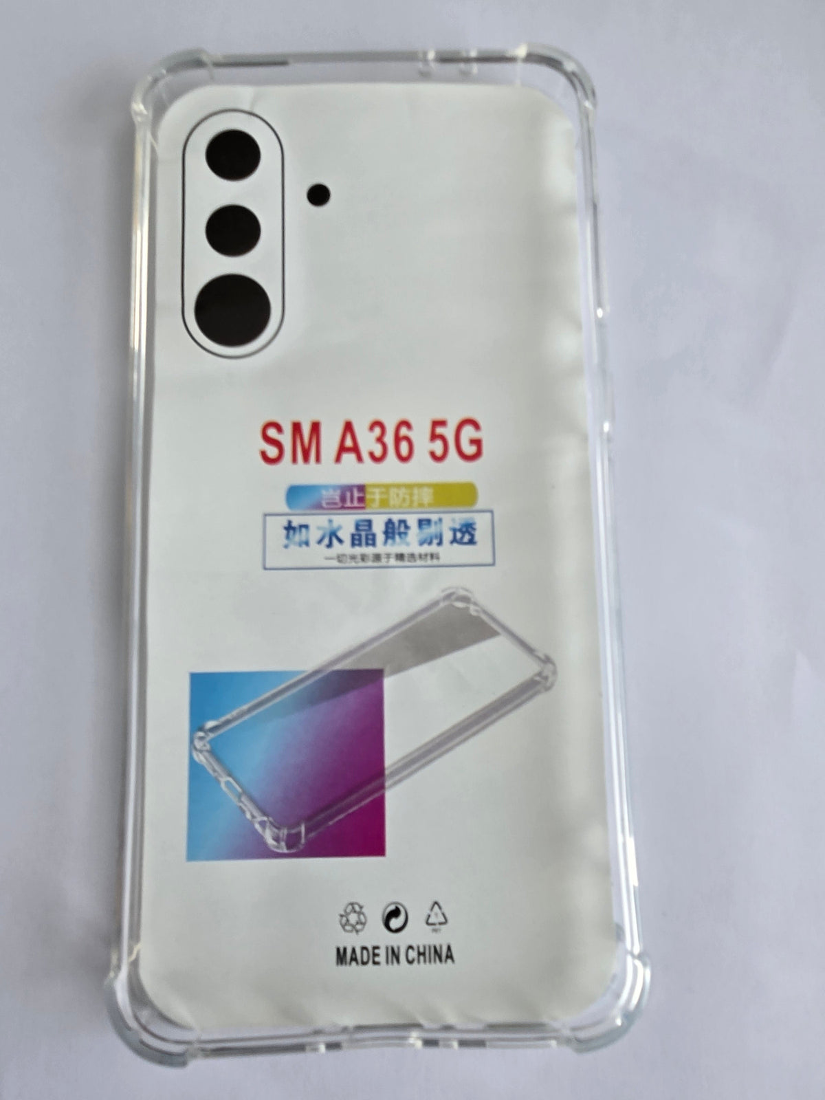 Coque transparente à fleurs pour Samsung Galaxy A36