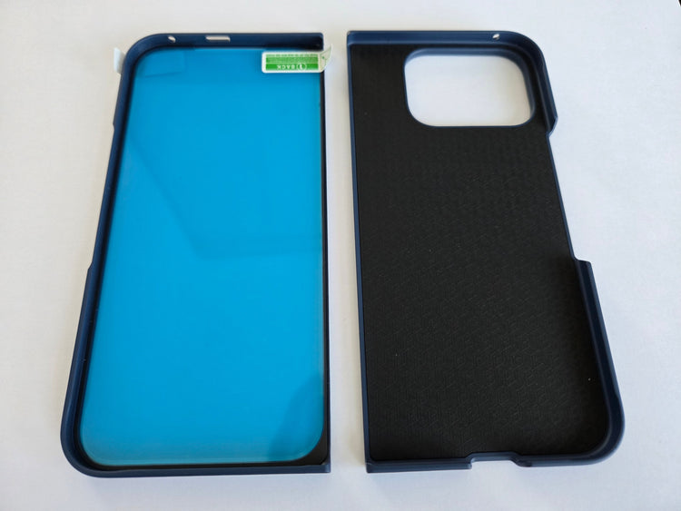 Coque bleue pour Google Pixel 10 Pro Fold + verre de protection