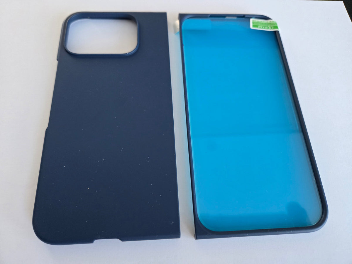 Coque bleue pour Google Pixel 10 Pro Fold + verre de protection