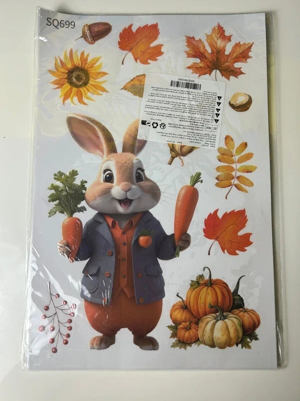 Sticker mural pour enfants (Pierre lapin)