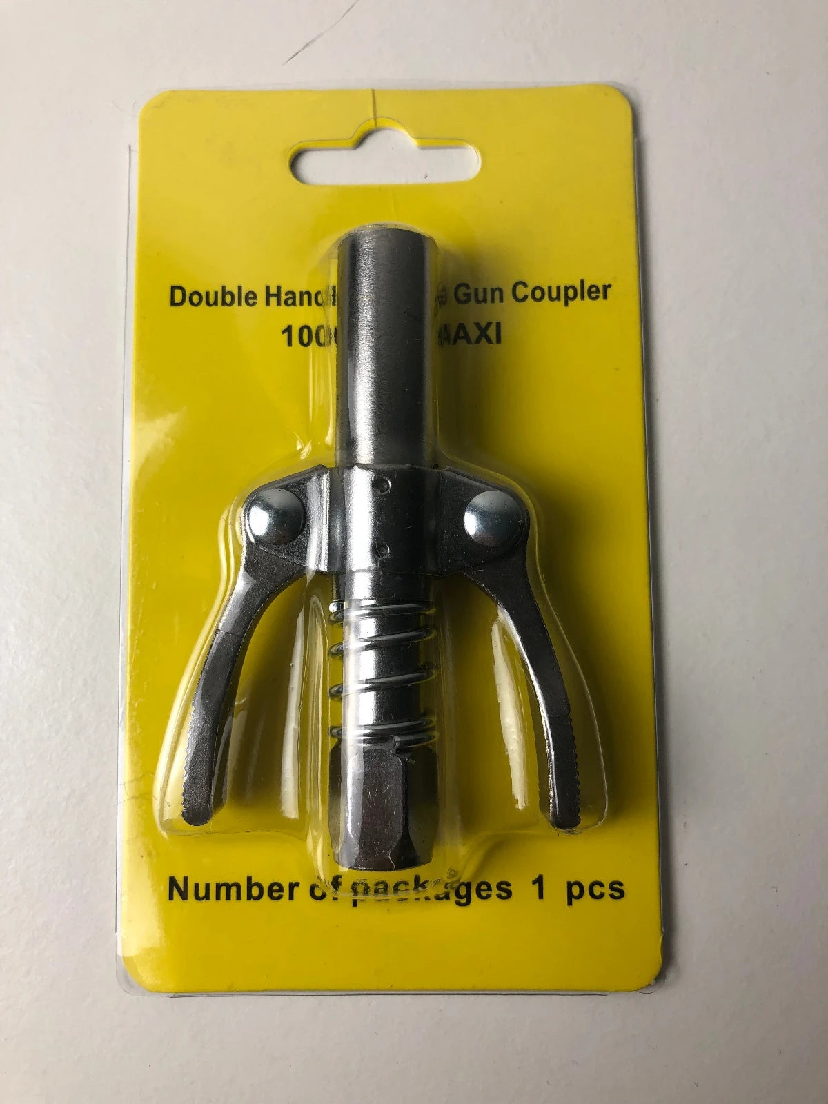 Coupleur de pistolet à graisse à double poignée