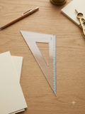 Équerre Transparente Graduée – Dessin Technique & Géométrie