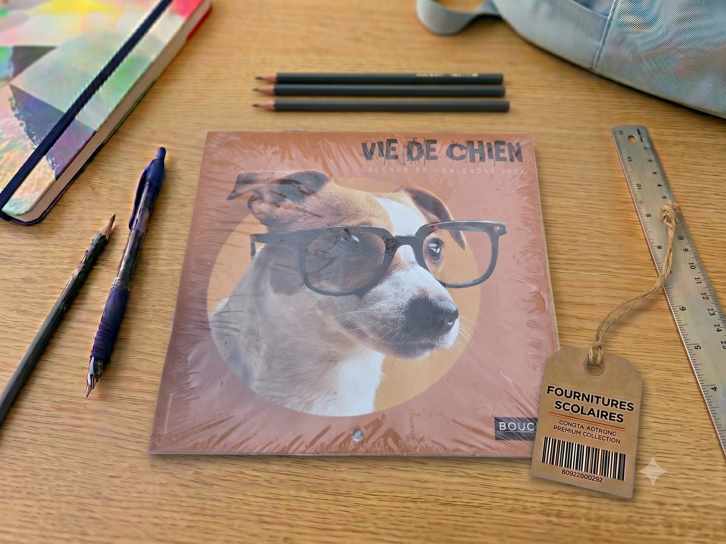 Calendrier "Vie de Chien" 2024-2025 – Photos Humoristiques de Chiens | Bouchut
