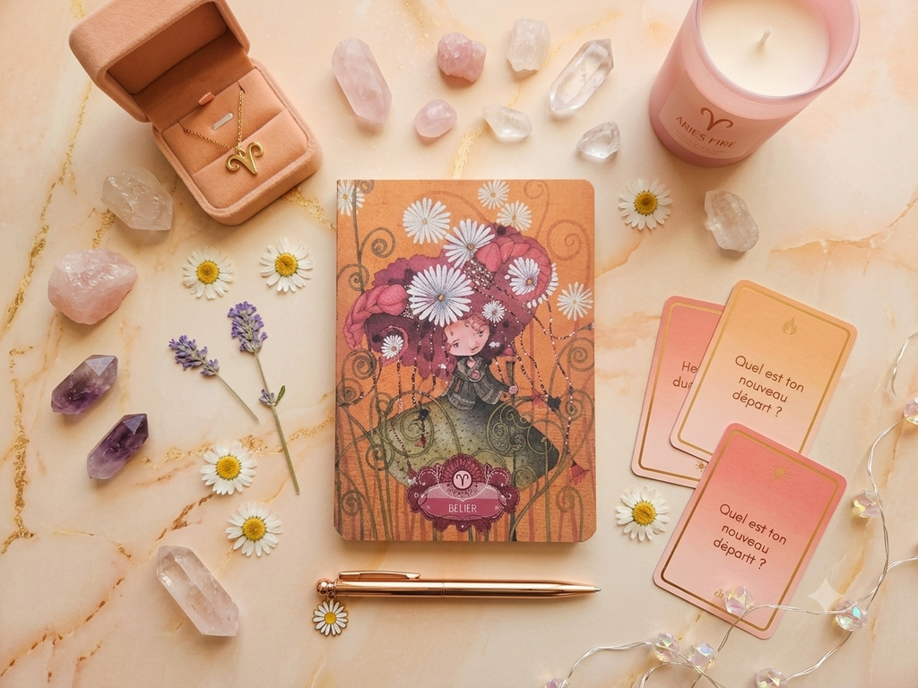 Carnet Bélier – Collection Zodiaque Illustration Artistique (Copie)