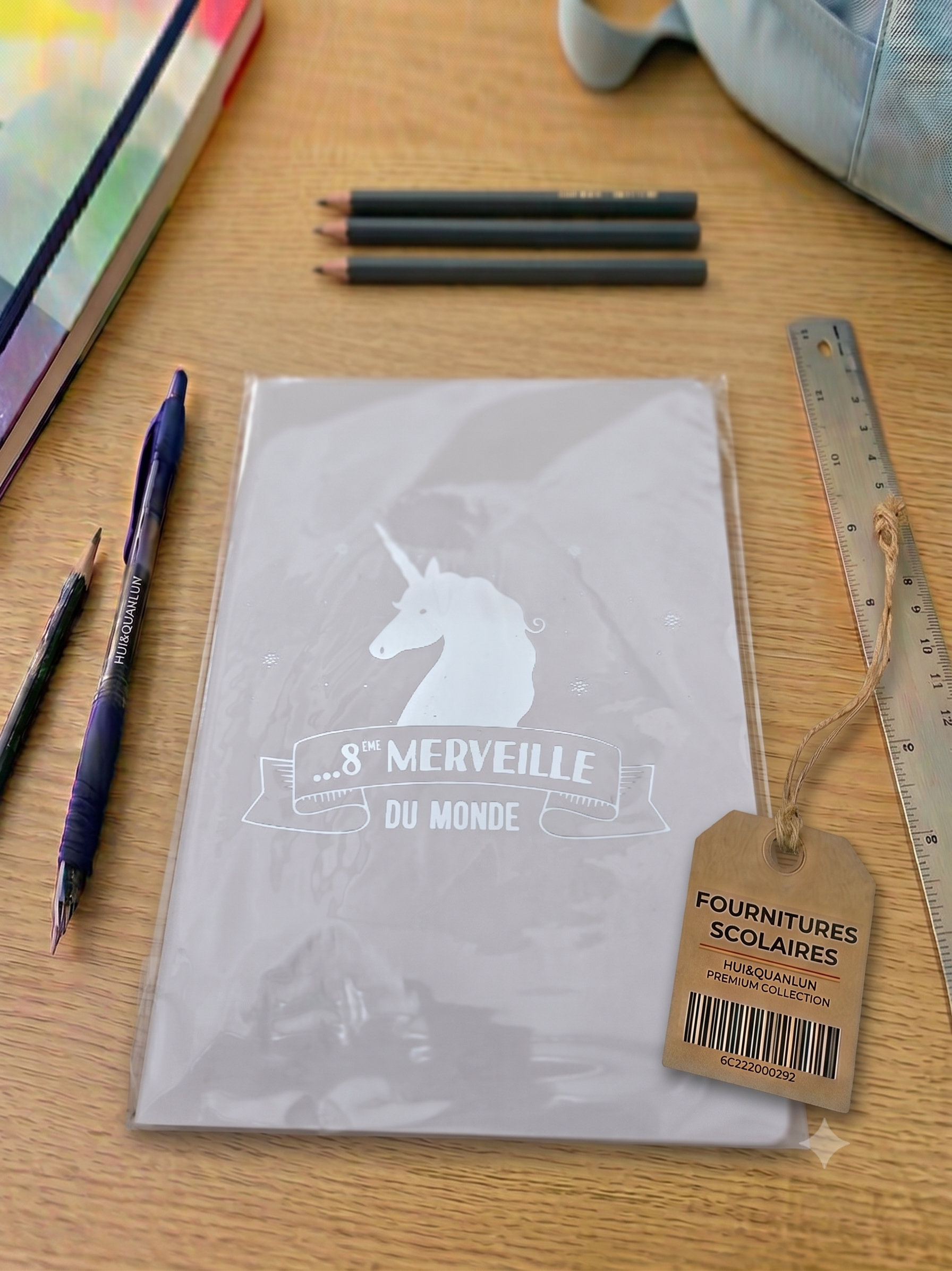 Carnet de Notes Licorne A5 – 40 Feuilles | The Home Deco Factory