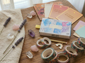 Kit Mini Notes & Enveloppes NPW – 20 Messages & Trombones Pastel