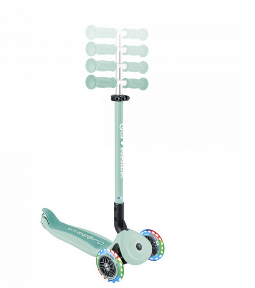 Trottinette évolutive Globber Go Up Active Plus Lights menthe – de 15 mois à 6 ans
