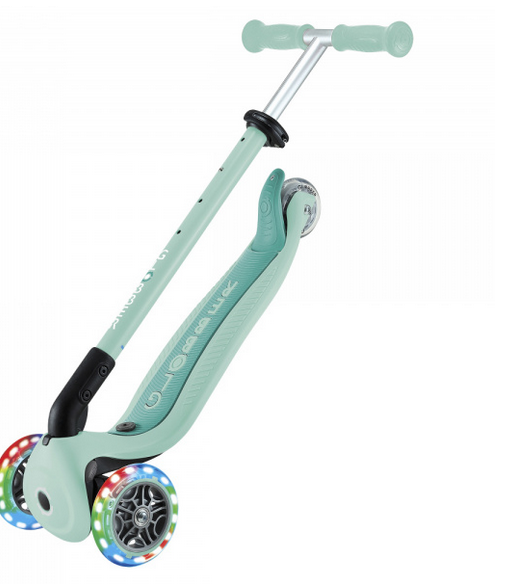 Trottinette évolutive Globber Go Up Active Plus Lights menthe – de 15 mois à 6 ans