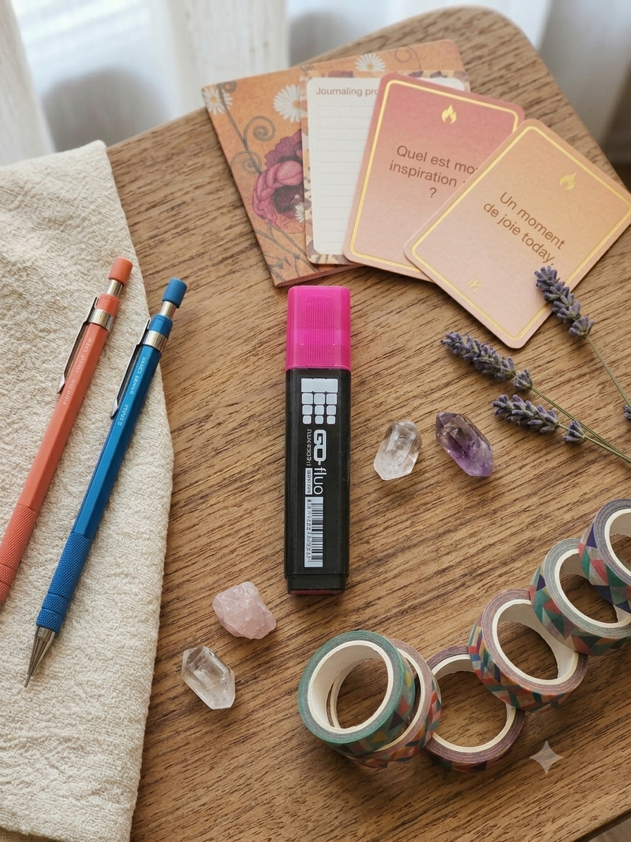 Surligneur GO-fluo Rose – Trait Large & Encre Fluorescente à l'unité